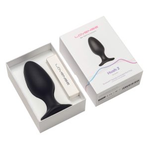 Lovense Hush 2 análvibrátor (5,7 cm, L méret) (APP-os)