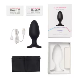   Lovense Hush 2 - okos análvibrátor (5,7 cm, L méret) (APP-os)
