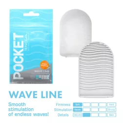 Tenga – Pocket Stroker Wave Line maszturbátor