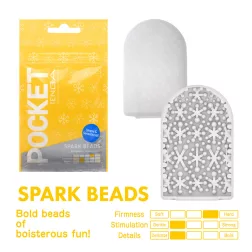 Tenga – Pocket Stroker Spark Beads maszturbátor