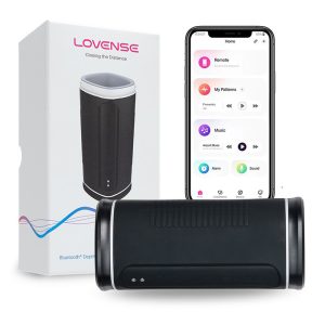Lovense Calor okos maszturbátor, vibrációs és melegítő funkcióval (fekete) (APP-os)