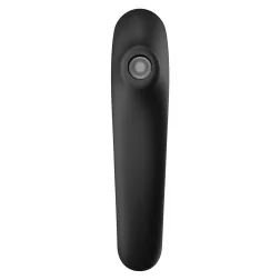   Satisfyer Dual Kiss vibrátor, léghullámos csiklóizgatóval (fekete).
