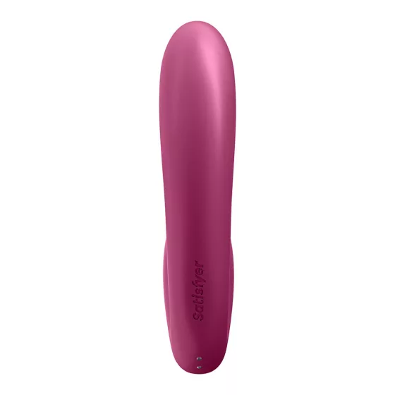 Satisfyer Sunray vibrátor, léghullámos csiklóizgatóval (piros) (APP-os)