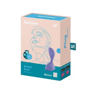 Satisfyer Sweet Seal anál vibrátor (lila) (APP-os)