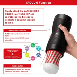   Tenga – Gyro Roller forgó maszturbátor vákuum funkcióval