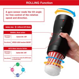 Tenga Gyro Roller forgó maszturbátor vákuum funkcióval
