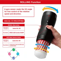   Tenga – Gyro Roller forgó maszturbátor vákuum funkcióval