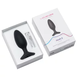   Lovense Hush 2 - okos análvibrátor (4,4 cm, M méret) (APP-os)
