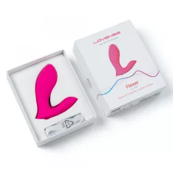   Lovense Flexer kétmotoros okos vibrátor, bólogató fejrésszel (APP-os)