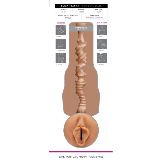 Fleshlight Girls Eliza Ibarra punci (ethereal betéttel)