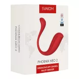   Svakom – Phoenix Neo 2. interaktív okos vibrációs tojás (piros) (APP-os)