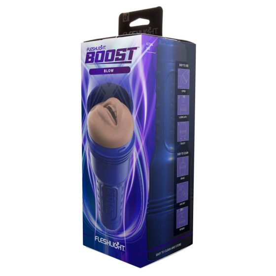 Fleshlight Boost Blow ultra realisztikus maszturbátor, száj nyílással (világos bőrszín)