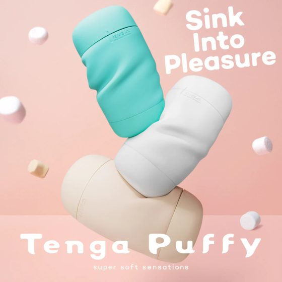 Tenga Puffy maszturbátor (menta zöld)