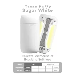 Tenga – Puffy maszturbátor (fehér)