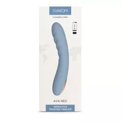 Svakom – Ava Neo fel-le mozgó vibrátor (kék) (APP-os)