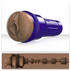 Fleshlight Boost Bang ultra realisztikus maszturbátor, punci nyílással (barna bőrszín) Fleshlight Boost Bang ultra realisztikus maszturbátor, punci nyílással (barna bőrszín)