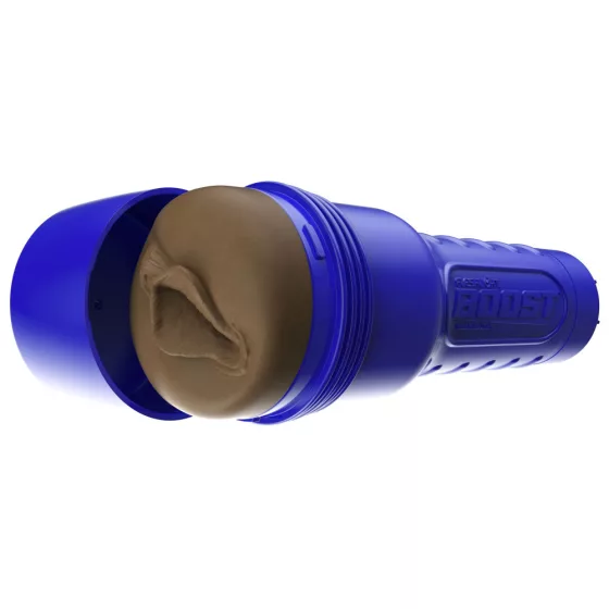 Fleshlight Boost Bang ultra realisztikus maszturbátor, punci nyílással (barna bőrszín)