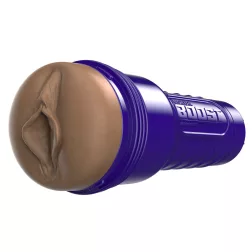   Fleshlight Boost Bang ultra realisztikus maszturbátor, punci nyílással (barna bőrszín)