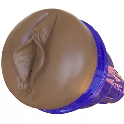   Fleshlight Boost Bang ultra realisztikus maszturbátor, punci nyílással (barna bőrszín)