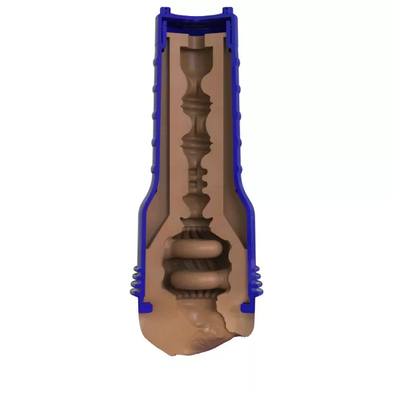 Fleshlight Boost Bang ultra realisztikus maszturbátor, punci nyílással (barna bőrszín)