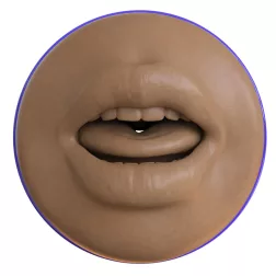  Fleshlight Boost Blow ultra realisztikus maszturbátor, száj nyílással (barna bőrszín)