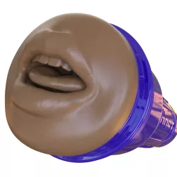   Fleshlight Boost Blow ultra realisztikus maszturbátor, száj nyílással (barna bőrszín)