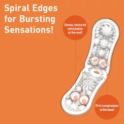 Tenga – Flip Orb Sunset Orange maszturbátor (sárga)