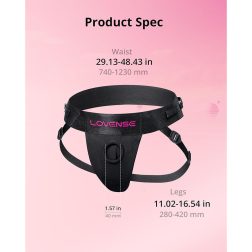   Lovense univerzális hám dildókhoz, vibrátorokhoz (fekete)