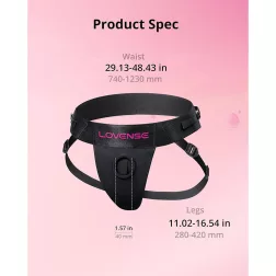  Lovense – univerzális hám dildókhoz, vibrátorokhoz (fekete)