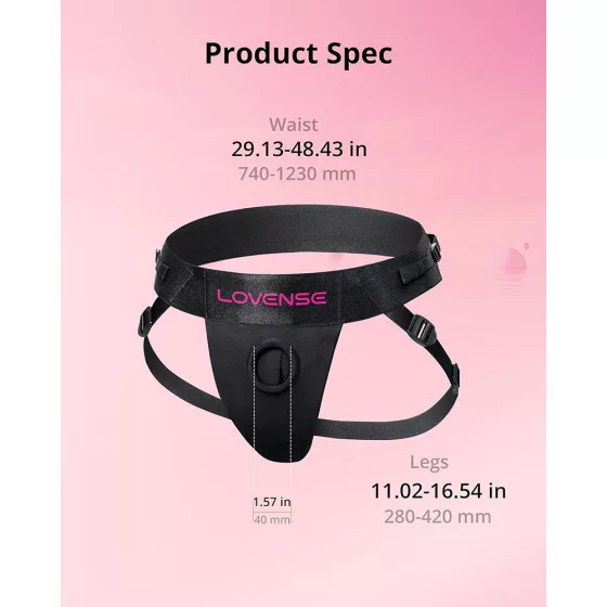 Lovense – univerzális hám dildókhoz, vibrátorokhoz (fekete)