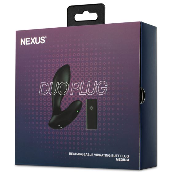 Nexus Duo Plug análvibrátor, távirányítóval (M méret)