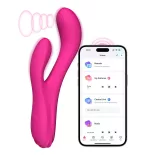   Lovense Osci 3 okos, pulzációs G-pont vibrátor, csiklóággal (rózsaszín) (APP-os)