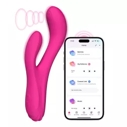   Lovense Osci 3 okos, pulzációs G-pont vibrátor, csiklóággal (rózsaszín) (APP-os)
