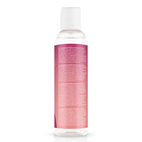 EasyGlide Rose Bubbles vízbázisú síkosító pezsgő rose aromával  (150 ml)