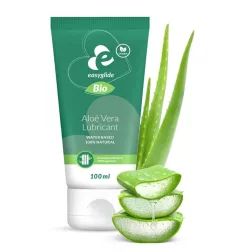   EasyGlide Bio & Natural illatmentes vízbázisú síkosító Aloe Vera kivonattal (100 ml).