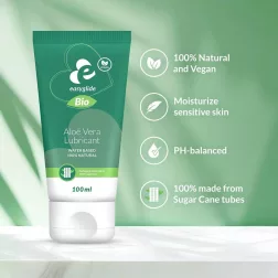   EasyGlide Bio & Natural illatmentes vízbázisú síkosító Aloe Vera kivonattal (100 ml).