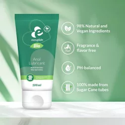   EasyGlide – Bio & Natural illatmentes vízbázisú síkosító, anális használatra (100 ml)