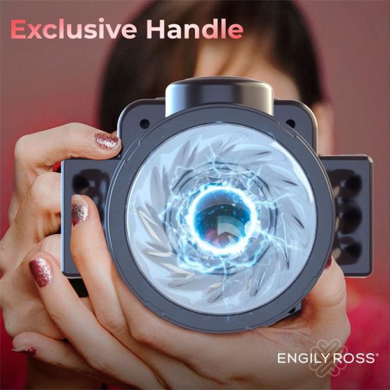 Engily Ross Cumera Camera fel-le mozgó, pörgő-forgó maszturbátor, vibrációval 