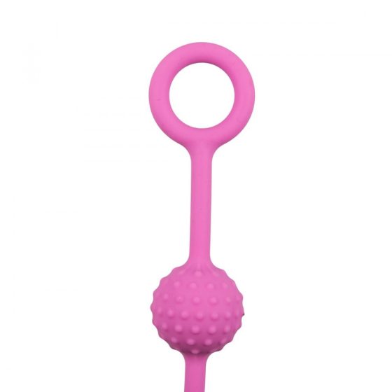 Easy Toys rücskös felületű anál gyöngysor (rózsaszín)