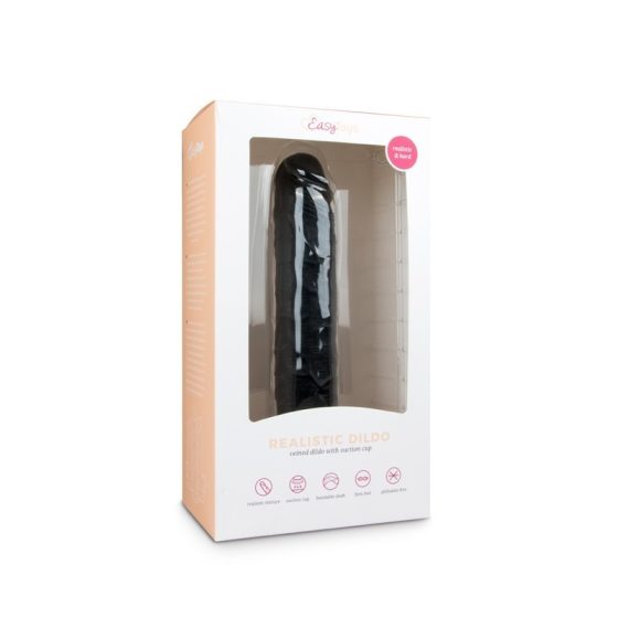 Easy Toys realisztikus dildó (28,5 cm - fekete)