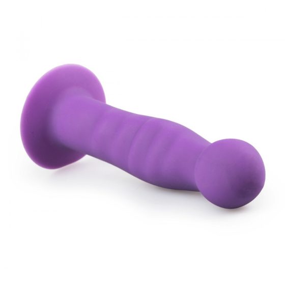 Easy Toys hullámos szilikon dildó (lila)