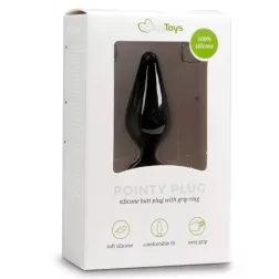   Easy Toys – szilikon anál dildó kihúzó gyűrűvel (M méret)