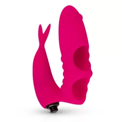   Easy Toys – ujjra húzható G-pont és vibrációs csiklóizgató (pink)
