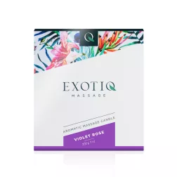 Exotiq masszázs gyertya (lila rózsa - 200 gramm)