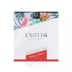Exotiq masszázs gyertya (vanília-borostyán - 200 gramm)