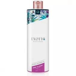   Exotiq Body to Body masszázs olaj, melegítő hatással (500 ml)