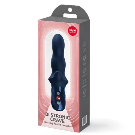 Fun Factory – Bi Stronic Crave pulzátor klitoriszággal (éjkék)
