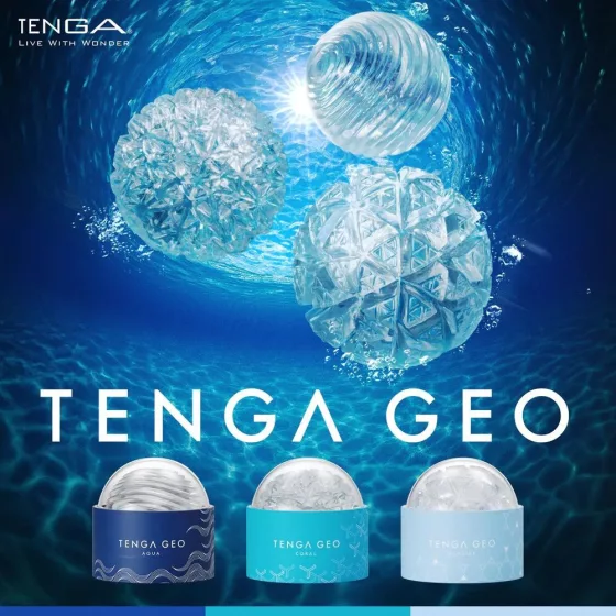 Tenga – Geo Coral maszturbátor (átlátszó)