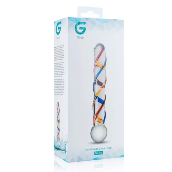Gildo – No.10 spirálos üveg dildó