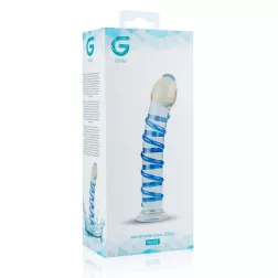 Gildo – No.1 hajlított, spirálos üveg dildó.